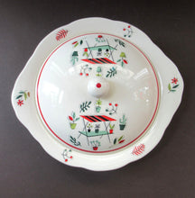Load image into Gallery viewer, Vintage Garden Design 1950s Crown Ducal Arizona Serving Dish or Tureen
