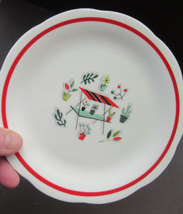 1950s Crown Ducal Arizona Pattern Single Side Plate