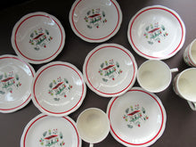 Load image into Gallery viewer, 1950s Crown Ducal Arizona Pattern. Job Lot Four Trios: Teacup, Saucer and Side Plate
