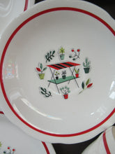 Load image into Gallery viewer, 1950s Crown Ducal Arizona Pattern. Job Lot Four Trios: Teacup, Saucer and Side Plate
