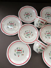 Load image into Gallery viewer, Vintage 1950s Tableware: Rare Crown Ducal Arizona Pattern. SIX ESPRESSO CUPS AND SAUCERS
