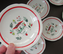Load image into Gallery viewer, Vintage 1950s Tableware: Rare Crown Ducal Arizona Pattern. SIX ESPRESSO CUPS AND SAUCERS
