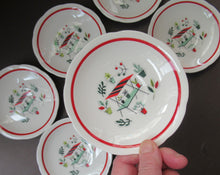Load image into Gallery viewer, Vintage 1950s Tableware: Rare Crown Ducal Arizona Pattern. SIX ESPRESSO CUPS AND SAUCERS
