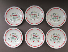 Load image into Gallery viewer, Vintage 1950s Tableware: Rare Crown Ducal Arizona Pattern. SIX ESPRESSO CUPS AND SAUCERS
