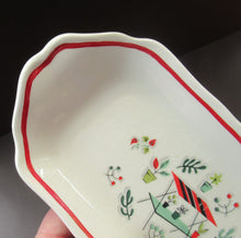 Load image into Gallery viewer, Vintage 1950s Tableware: Rare Crown Ducal Arizona Pattern. LONG SANDWICH PLATE
