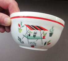 Load image into Gallery viewer, 1950s Atomic Garden Design. Crown Ducal Arizona Pattern Open Sugar Bowl
