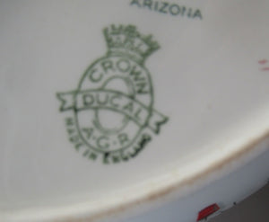 1950s Atomic Garden Design. Crown Ducal Arizona Pattern  Gravy Boat or Jug