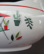 Load image into Gallery viewer, 1950s Atomic Garden Design. Crown Ducal Arizona Pattern  Gravy Boat or Jug

