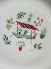 Load image into Gallery viewer, 1950s Atomic Garden Design. Crown Ducal Arizona Pattern  Pair of Side Plates
