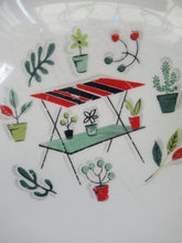 Load image into Gallery viewer, 1950s Atomic Garden Design. Crown Ducal Arizona Pattern  Pair of Side Plates
