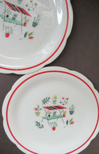 Load image into Gallery viewer, 1950s Atomic Garden Design. Crown Ducal Arizona Pattern  Pair of Side Plates
