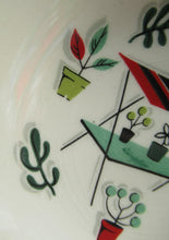 Load image into Gallery viewer, 1950s Atomic Garden Design. Crown Ducal Arizona Pattern  Round Bowls
