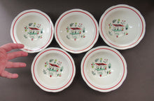Load image into Gallery viewer, 1950s Atomic Garden Design. Crown Ducal Arizona Pattern  Round Bowls
