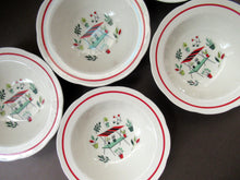 Load image into Gallery viewer, 1950s Atomic Garden Design. Crown Ducal Arizona Pattern  Round Bowls
