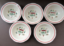 Load image into Gallery viewer, 1950s Atomic Garden Design. Crown Ducal Arizona Pattern  Round Bowls
