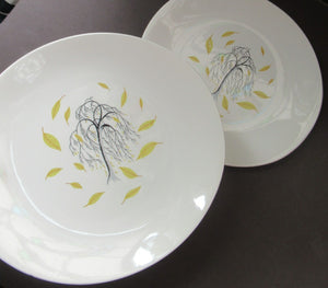 1950s Johnson Brothers Autumn Leaves Pair of Ovel Serving Plates