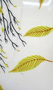 1950s Johnson Brothers Autumn Leaves Pair of Ovel Serving Plates