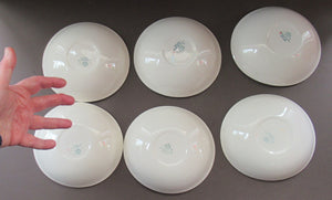 1950s Johnson Brothers Autumn Leaves Set of Six Oval Bowls