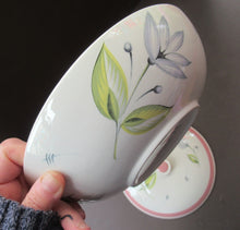 Load image into Gallery viewer, Crown Ducal Lidded Serving Dish Pink Water Lily Pattern
