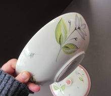 Load image into Gallery viewer, Crown Ducal Lidded Serving Dish Pink Water Lily Pattern
