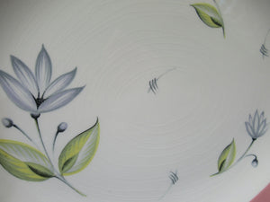 Two Crown Ducal Serving Platters Pink Water Lily Pattern