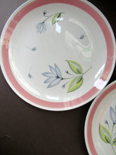 Load image into Gallery viewer, Two Crown Ducal Dessert Plates Pink Water Lily Pattern
