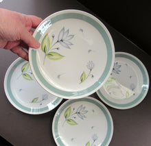 Load image into Gallery viewer, Set of Four Small Crown Ducal Side Plates Water Lily Pattern

