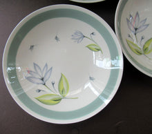 Load image into Gallery viewer, Set of Four Small Crown Ducal Water Lily Pattern 
