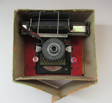 Load image into Gallery viewer, Antique German Toy Typewriter with Rotary Dial. DRGM  / DRP USA patent in original box
