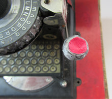 Load image into Gallery viewer, Antique German Toy Typewriter with Rotary Dial. DRGM  / DRP USA patent in original box
