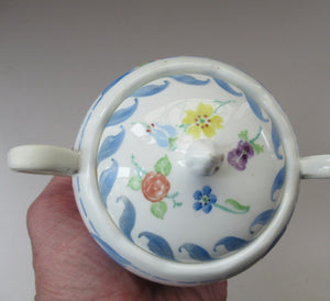 Christine Amour 1930s Bough LIdded Pot Scottish Art Pottery