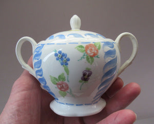 Christine Amour 1930s Bough LIdded Pot Scottish Art Pottery