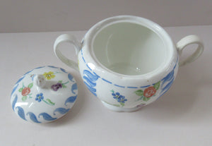 Christine Amour 1930s Bough LIdded Pot Scottish Art Pottery