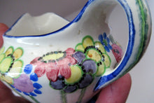 Load image into Gallery viewer, 1920s Scottish Art Pottery Jug MakMerry Mak Merry Art Nouveau Flowers

