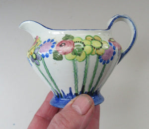1920s Scottish Art Pottery Jug MakMerry Mak Merry Art Nouveau Flowers