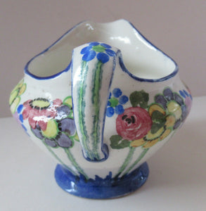 1920s Scottish Art Pottery Jug MakMerry Mak Merry Art Nouveau Flowers