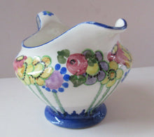 Load image into Gallery viewer, 1920s Scottish Art Pottery Jug MakMerry Mak Merry Art Nouveau Flowers
