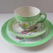 Load image into Gallery viewer, 1930s Bough Pottery Cup,  Saucer &amp; Side Plate
