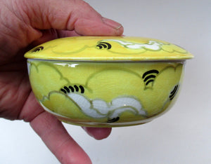 1930s Bough Pottery Japanese Inspired Lidded Trinket Dish Christina Chrissie Amour 