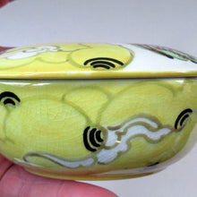 Load image into Gallery viewer, 1930s Bough Pottery Japanese Inspired Lidded Trinket Dish Christina Chrissie Amou
