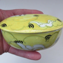 Load image into Gallery viewer, 1930s Bough Pottery Japanese Inspired Lidded Trinket Dish Christina Chrissie Amou
