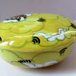 1930s Bough Pottery Japanese Inspired Lidded Trinket Dish Christina Chrissie Amou