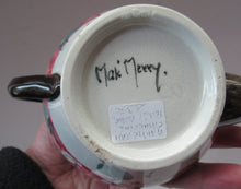 Load image into Gallery viewer, 1920s MakMerry Mak Merry Scottish Pottery Teapot. White Prunus Catherine Blair
