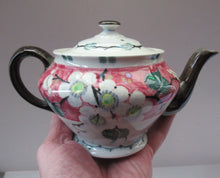 Load image into Gallery viewer, 1920s MakMerry Mak Merry Scottish Pottery Teapot. White Prunus Catherine Blair
