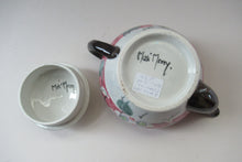 Load image into Gallery viewer, 1920s MakMerry Mak Merry Scottish Pottery Teapot. White Prunus Catherine Blair
