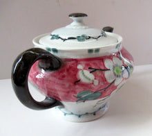 Load image into Gallery viewer, 1920s MakMerry Mak Merry Scottish Pottery Teapot. White Prunus Catherine Blair
