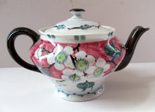 Load image into Gallery viewer, 1920s MakMerry Mak Merry Scottish Pottery Teapot. White Prunus Catherine Blair
