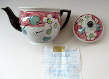 Load image into Gallery viewer, 1920s MakMerry Mak Merry Scottish Pottery Teapot. White Prunus Catherine Blair
