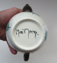 Load image into Gallery viewer, 1920s MakMerry Mak Merry Scottish Pottery Teapot. White Prunus Catherine Blair

