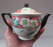 Load image into Gallery viewer, 1920s MakMerry Mak Merry Scottish Pottery Teapot. White Prunus Catherine Blair
